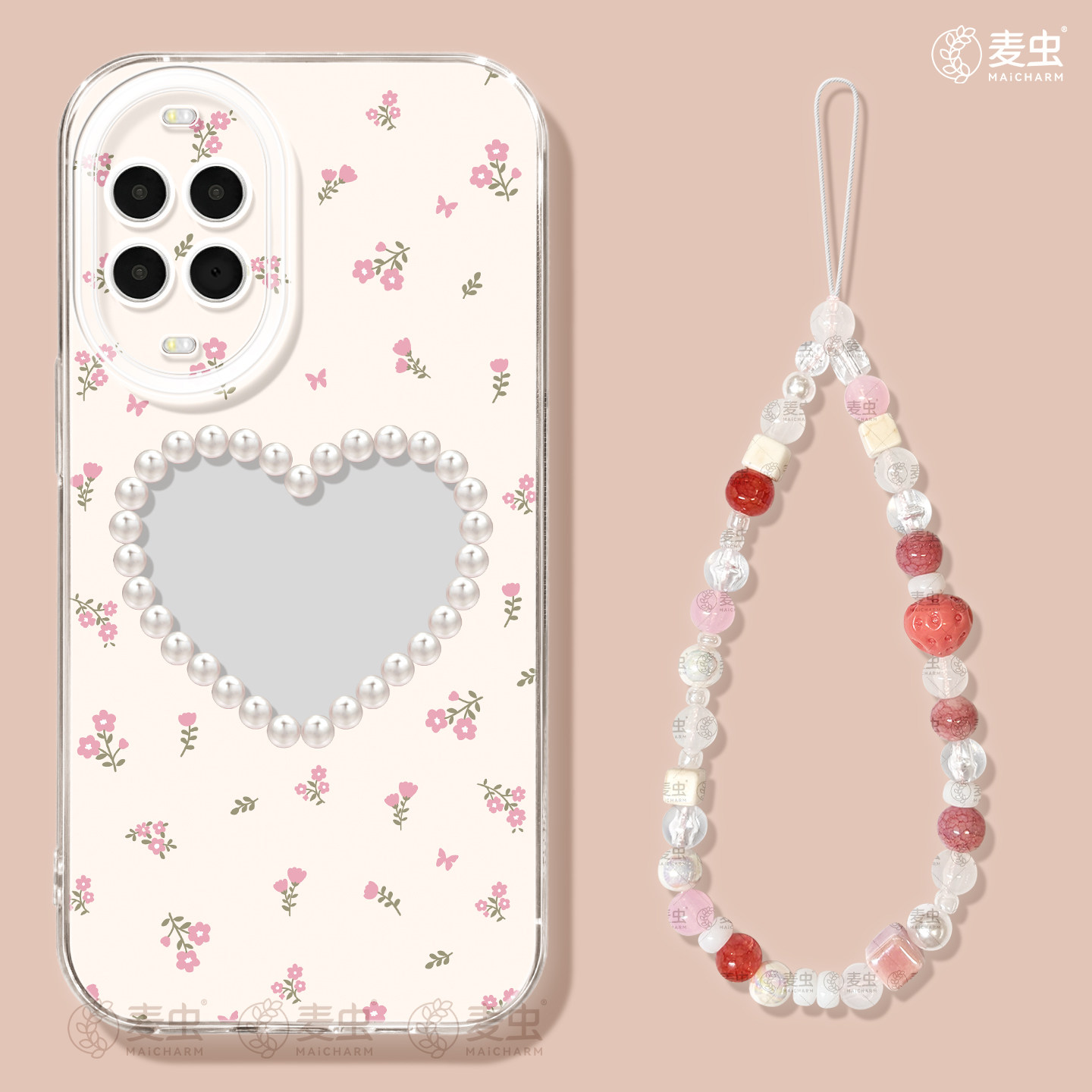 适用华为nova15手机壳女款nova14pro保护套全包novo13硅胶12防摔9高级7se活力版10爱心11好看ultra软珍珠hi外