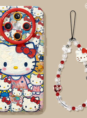 适用oppofindx9手机壳findx7pro保护套硅胶ultra全包防摔x6por高级外壳x5油画KT猫0pp0超火x8s+新女款pro软壳