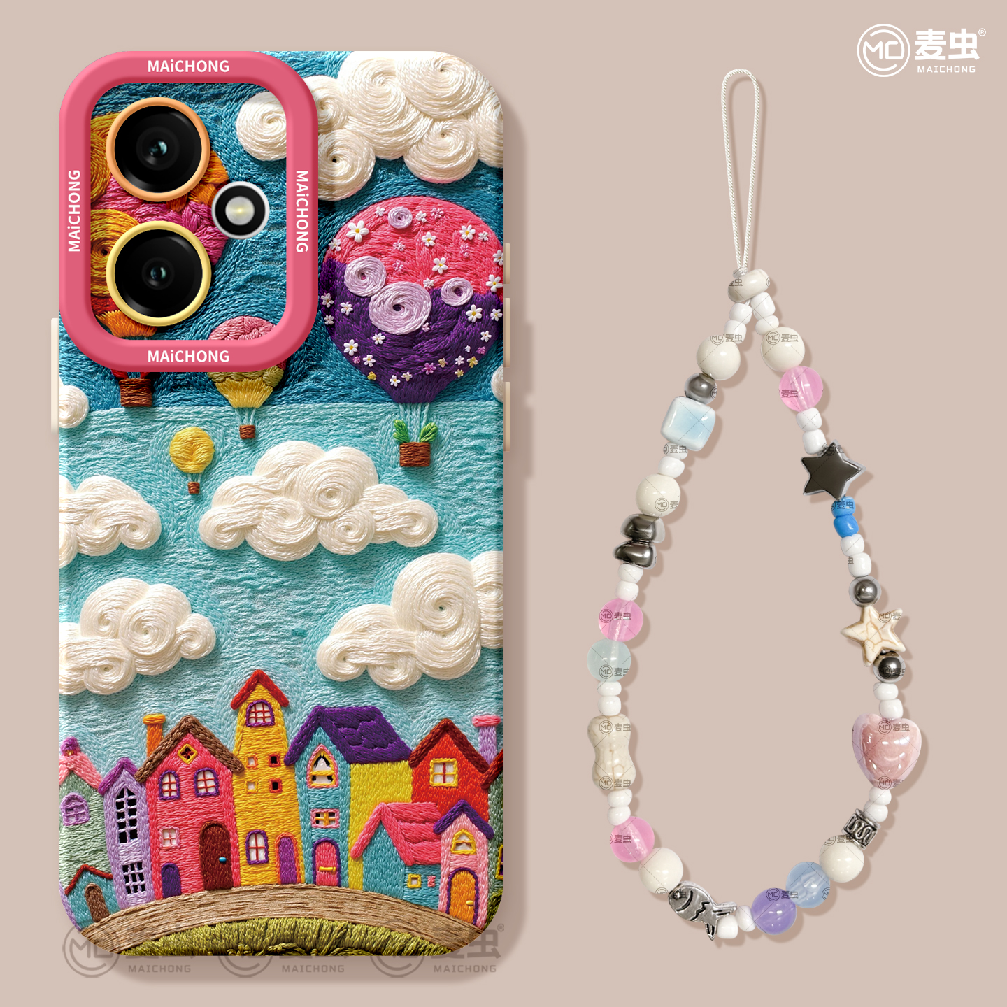 【油画小镇】全包镜头防摔手机壳