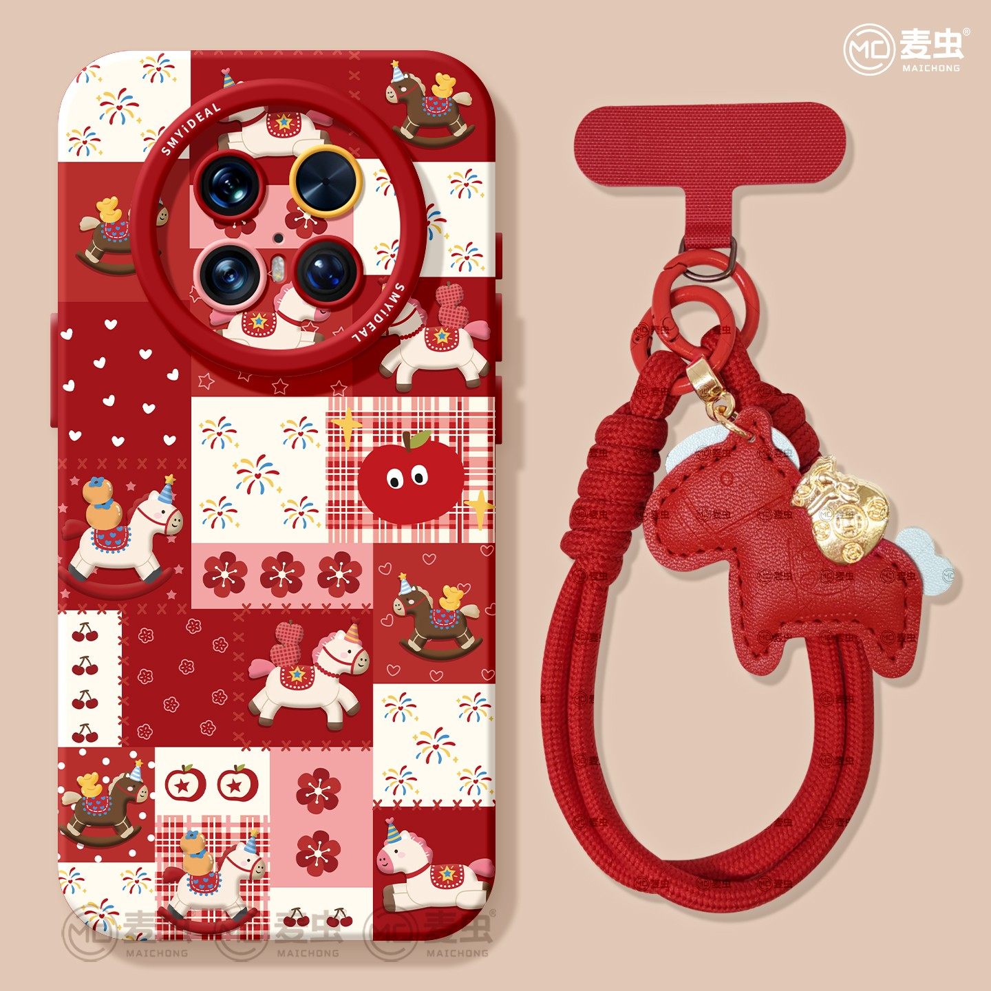 适用华为mate80pro手机壳女款mate70保护套硅胶40epro全包防摔60por软壳RS高级m50新年meta格子pro+新款小马,3C数码配件,手机保护套/壳,淘宝优惠券,粉丝福利购,淘宝优惠卷