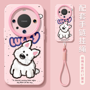 小狗新款 适用华为mate80pro手机壳女款 mate70保护套硅胶40epro全包防摔50por软壳RS手环m60油画meta歪头pro