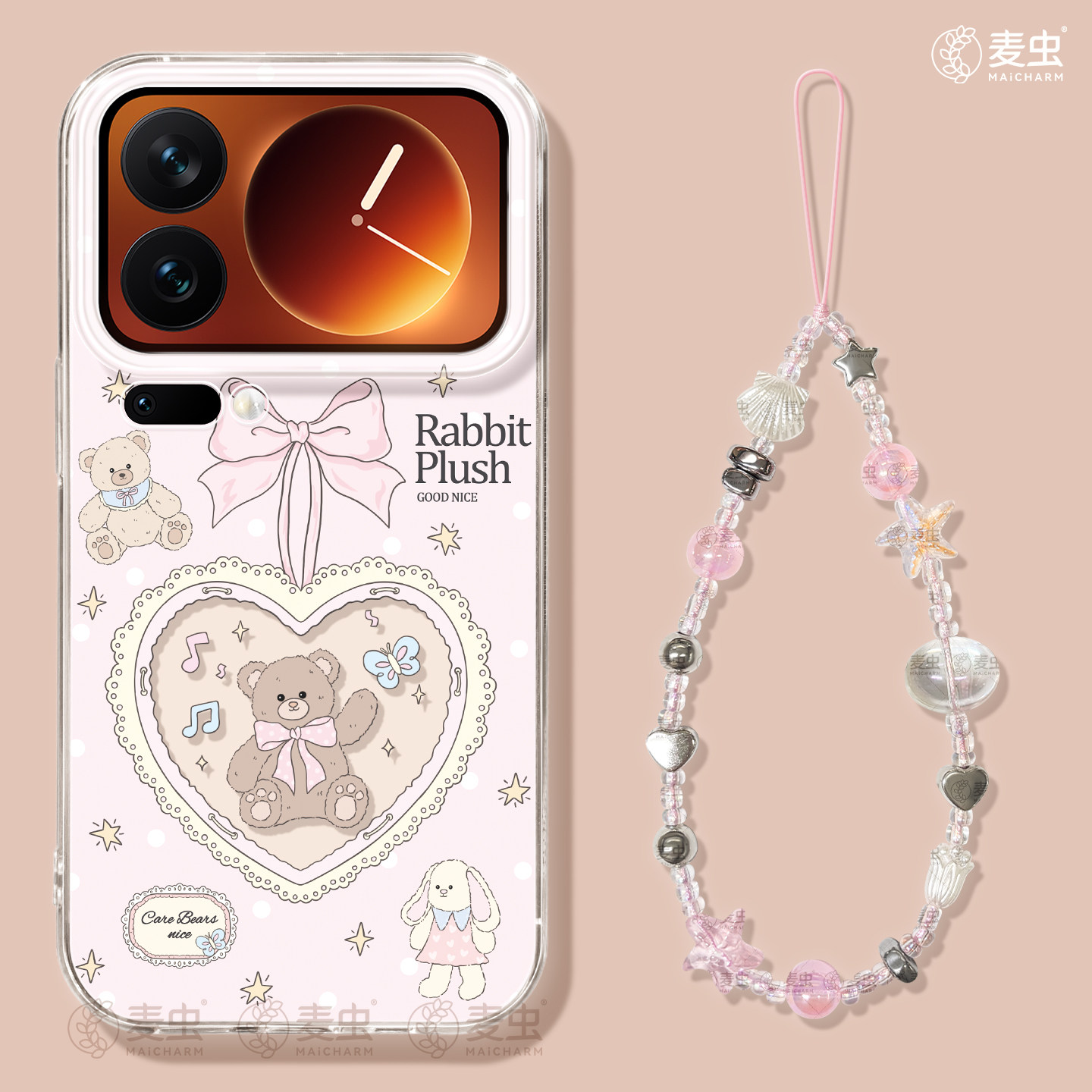 适用小米17手机壳女款17pro保护套新款小米13ultra全包防摔12pro硅胶高级外壳14青春版爱心15por好看小熊软壳