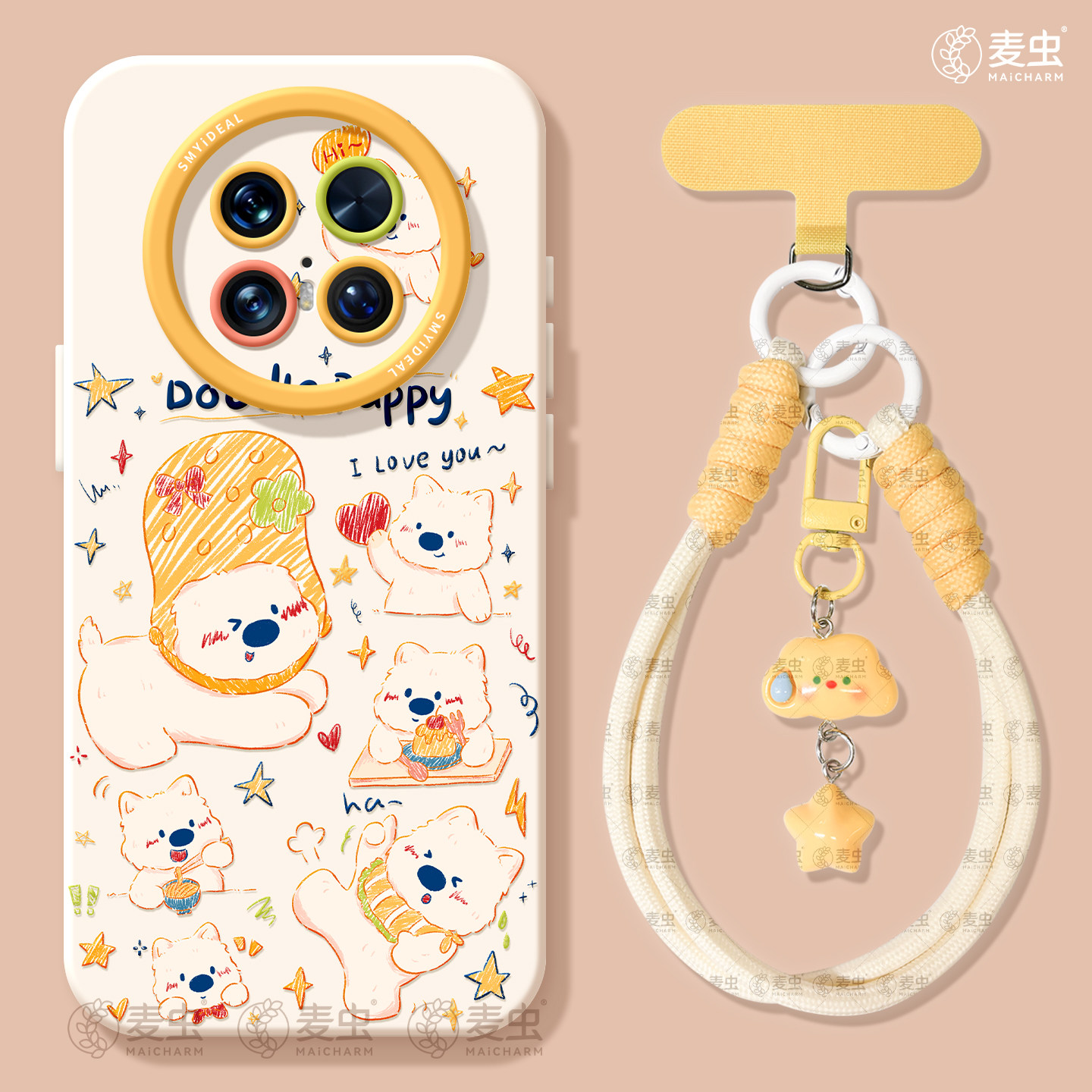 适用华为mate80pro手机壳女款mate70保护套硅胶40epro全包防摔60por软壳RS高级m50好看meta涂鸦pro+新款小狗