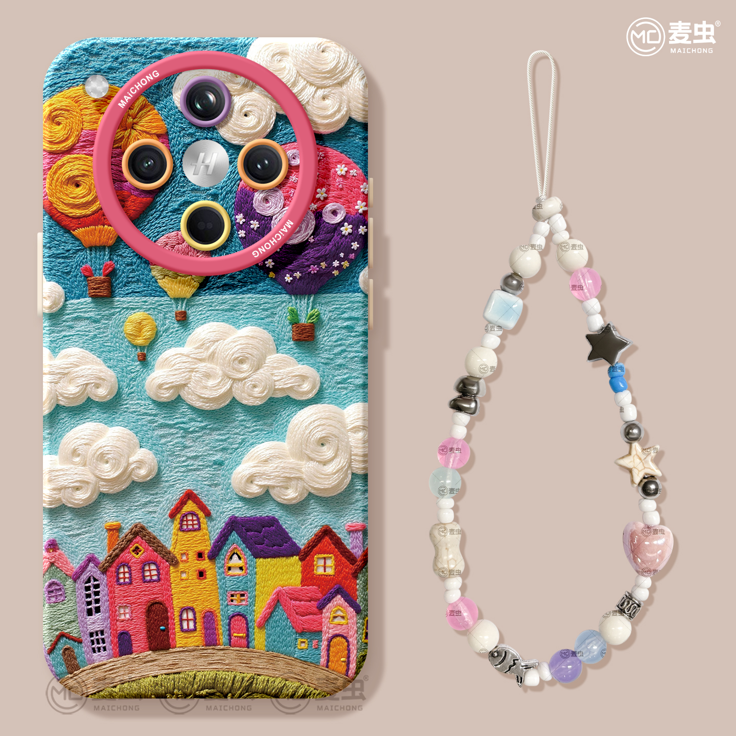 【油画小镇】全包镜头防摔手机壳
