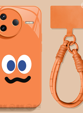 适用红米k80手机壳女款k60pro保护套小米k40s全包硅胶k70至尊版redmi防摔k30por高级玻璃k50好看橙色软80外壳