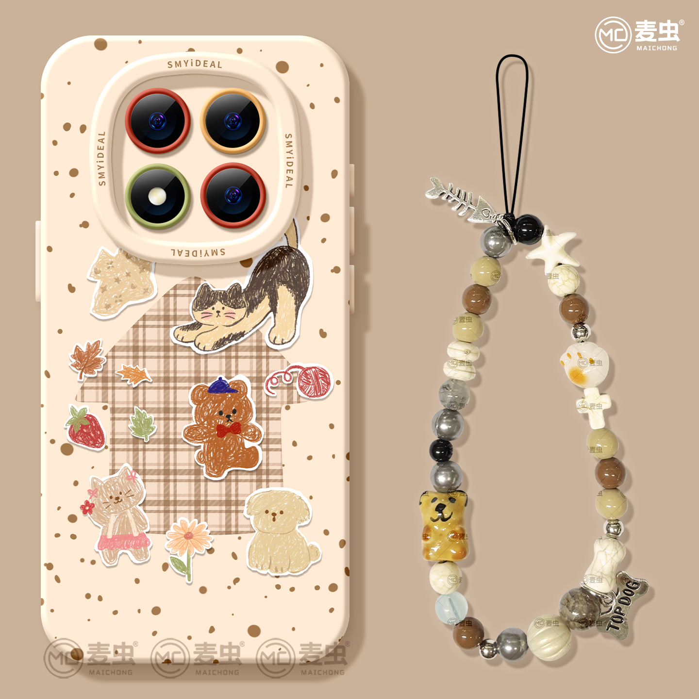 适用红米note15pro手机壳女款note14保护套小米高级note11pro硅胶防摔13por+全包redmi卡通12turbo软好看动物