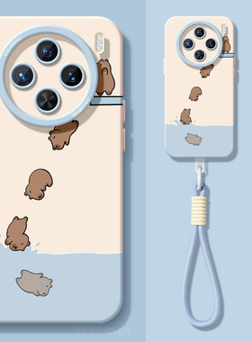 适用vivox300手机壳女款x200保护套x80pro硅胶x70全包防摔x60tpro磨砂x50新款x90跳水viv0水豚夏日pro+软外壳