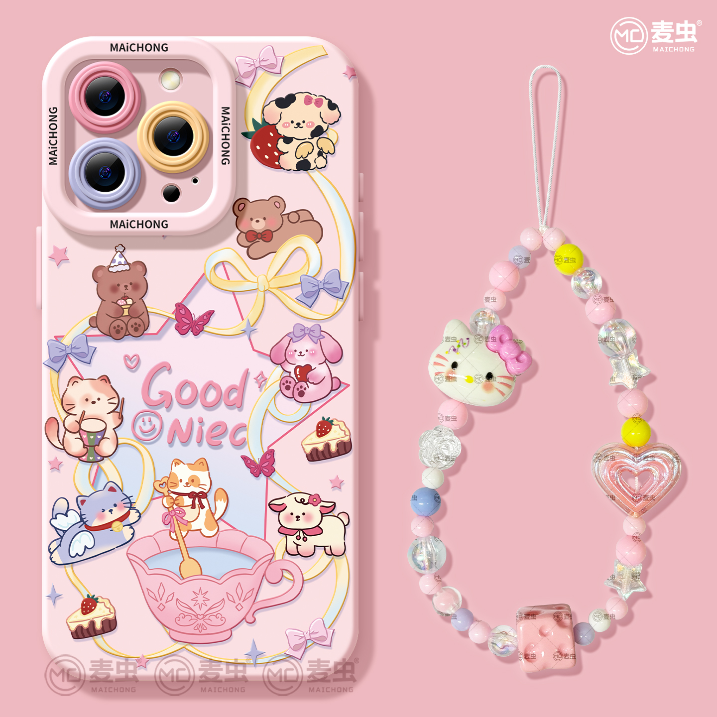 【可爱动物】全包镜头硅胶软壳