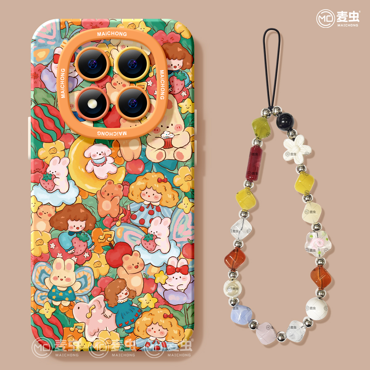 适用红米note14pro手机壳女款note13保护套小米高级note11pro硅胶防摔10por+全包redmi春日12turbo软可爱派对