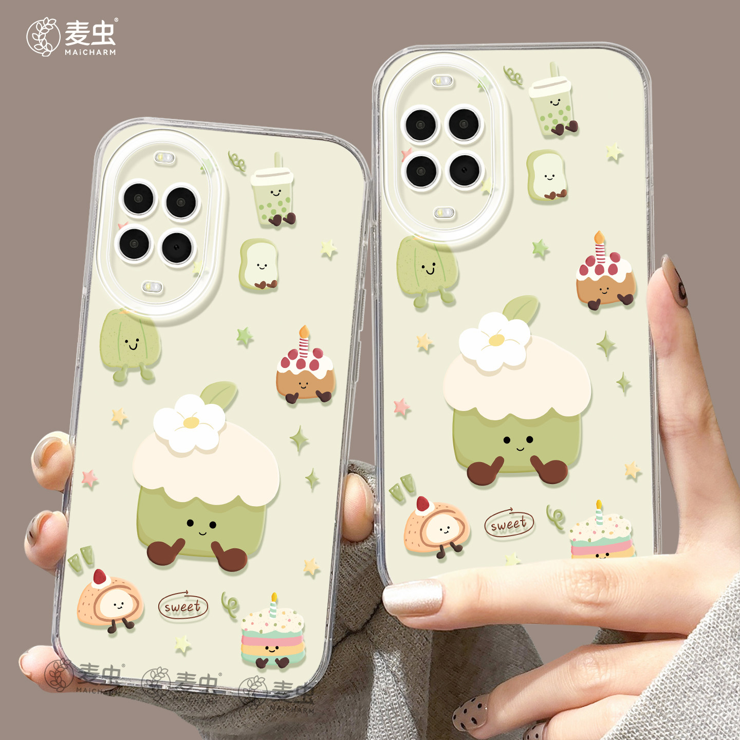 适用华为nova15手机壳女款nova14pro保护套全包novo13硅胶12防摔9高级7se活力版10卡通11好看ultra软蛋糕hi外