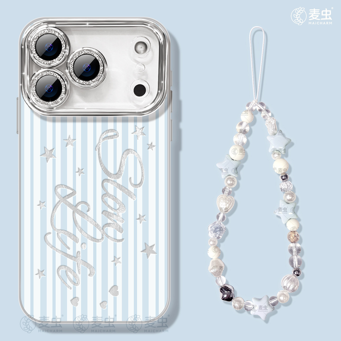 适用苹果18Pro手机壳17女款iphone18pro保护套16全包se防摔11/12软外7plus硅胶8镜头膜16e好看14英文max蓝条