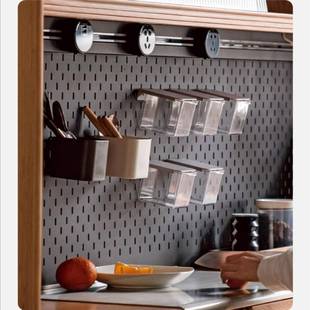 源氏木语同款洞洞板装饰置物架配件餐边柜专属厨房多功能收纳盒