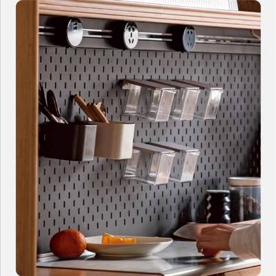 源氏木语同款洞洞板装饰置物架配件餐边柜专属厨房多功能收纳盒