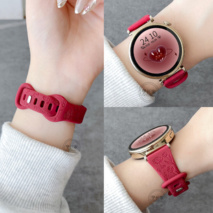 适用华为gt5表带秋冬新款硅胶gt4手表带5pro专用腕表女式watch4智能运动手表watchgt3/2高级感女士的表链女款