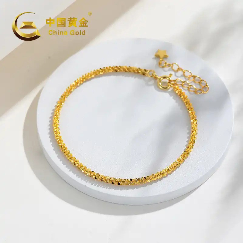 中国黄金 s925银璀璨雪花手链zghj210106 tt