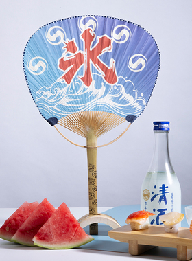 琉球原风神馆日本扇子浮世绘日系