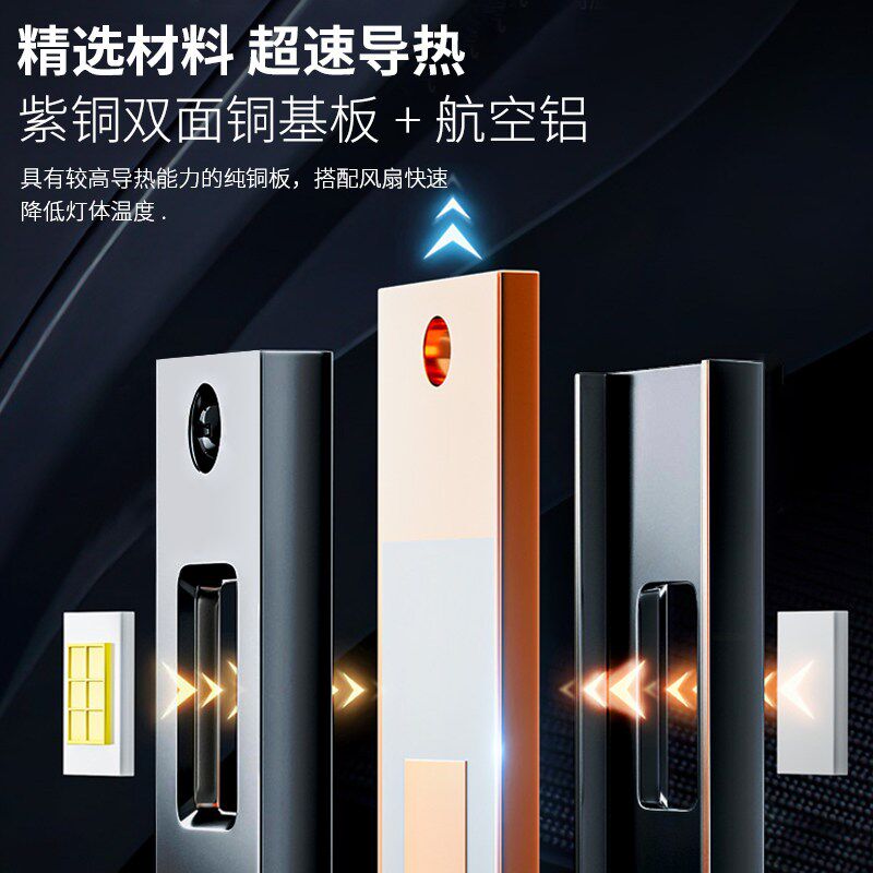 03-07-10-12-17q款新老别克凯越HRV改装超亮LED大灯远近光前照灯