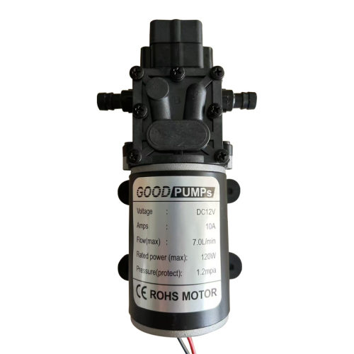 12V18V24V48V120W智能隔膜泵洗扫地机喷雾高压清洗管道压力泵