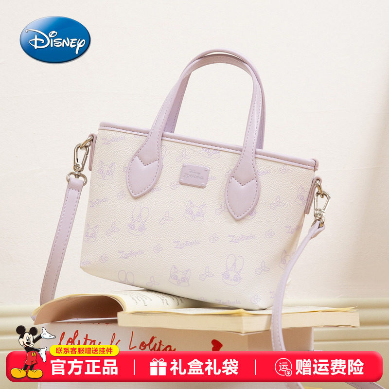 迪士尼疯狂动物城联名托特包女2026新款学生甜美风日常通勤手提包