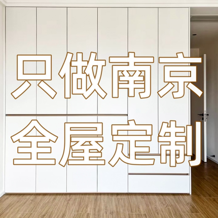 南京全屋定制实木衣柜定制整体一门到顶简约走入式衣帽间衣柜定做