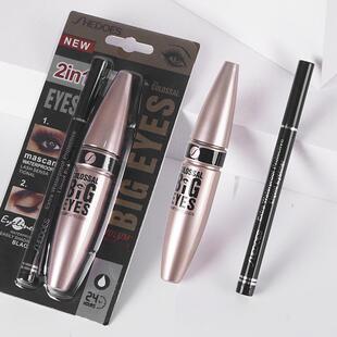 non smudge Extended mascara Mascara Eyeliner Waterproof Set