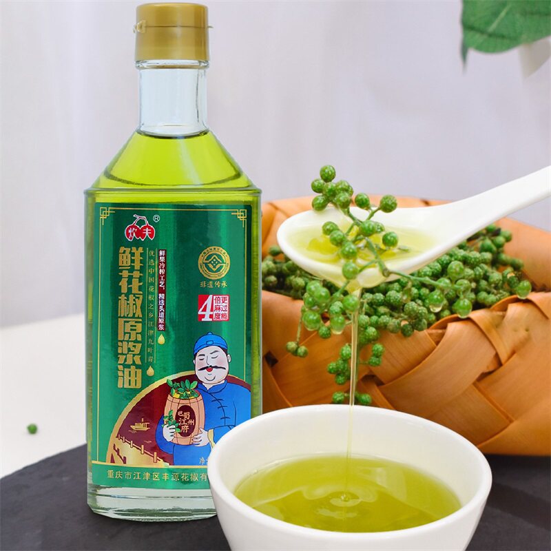 重庆江津特产炊夫鲜花椒原浆油特麻158ml米线凉拌调味料