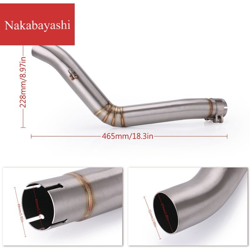 摩托车改装排气管不锈钢中段适合TRK502 2017-2018|ruв категории мотоцикл/оборудование/аксессуары, других поставок мотоциклов - от Buy2taobao.com для оказания профессиональной услуги покупки агента Taobao