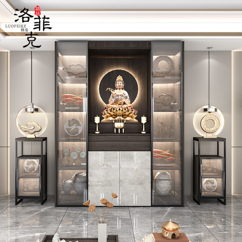 轻奢新式香案供桌现代神台柜佛龛