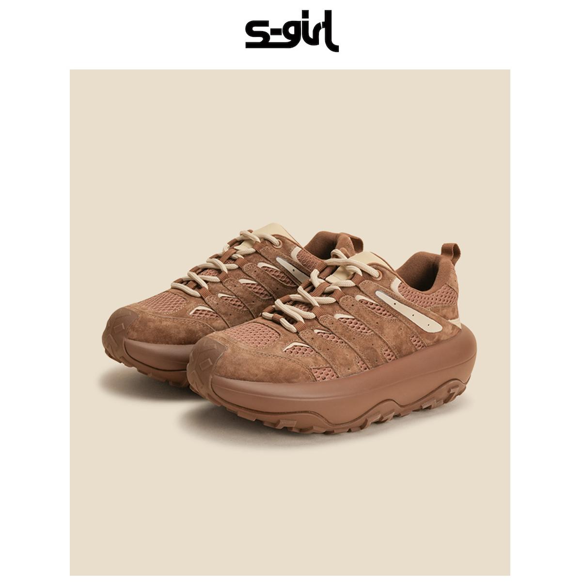 SGIRLTWTW圆头增高6CM老爹鞋