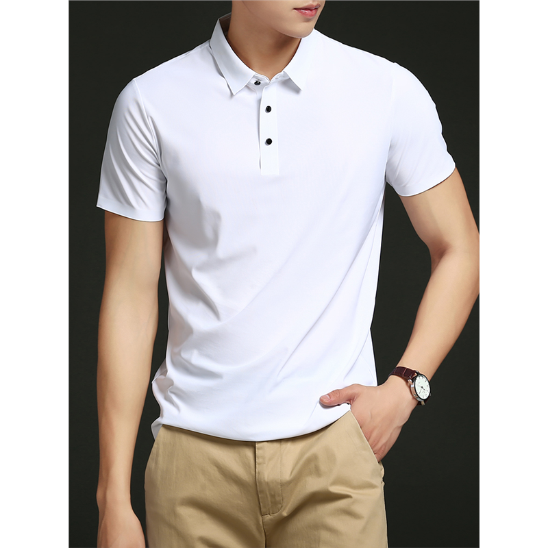 yishion以纯官方网店铺正品男款冰丝Polo衫男短袖t恤夏季薄款上衣