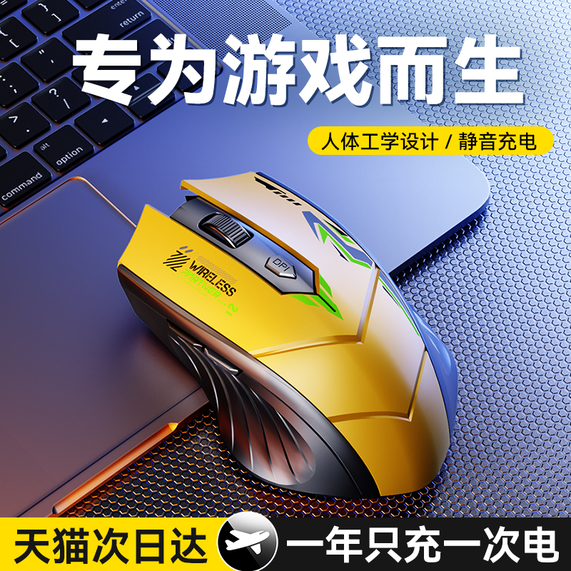 【官方正品】机甲鼠标无线静音