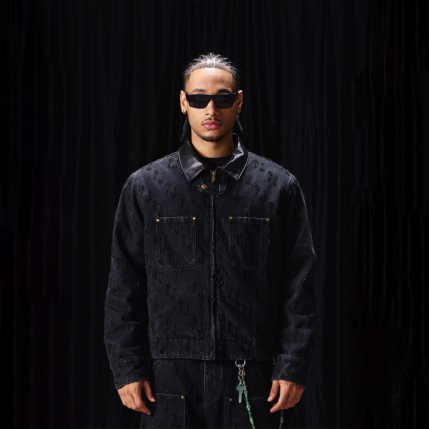 LABT定制提花牛仔外套