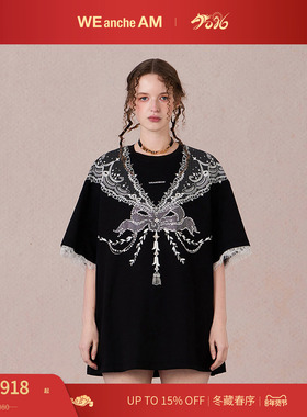 【年货精选周】WEancheAM/未未姆  2025新品印花烫钻T恤