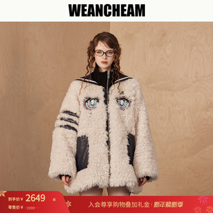 2025冬季 未未姆 WEANCHEAM miu系毛绒海军领外套 新年焕新季