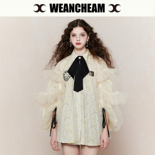 衬衫 WEancheAM 新品 春季 网纱雪纺 未未姆