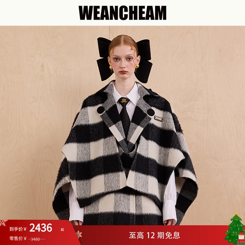 未未姆/FW秋冬新品双面呢外套