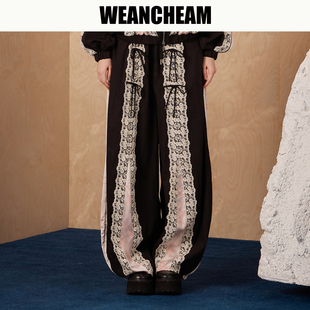 新品 蝴蝶结拼接长裤 2025秋季 未未姆 春新势力周 WEANCHEAM