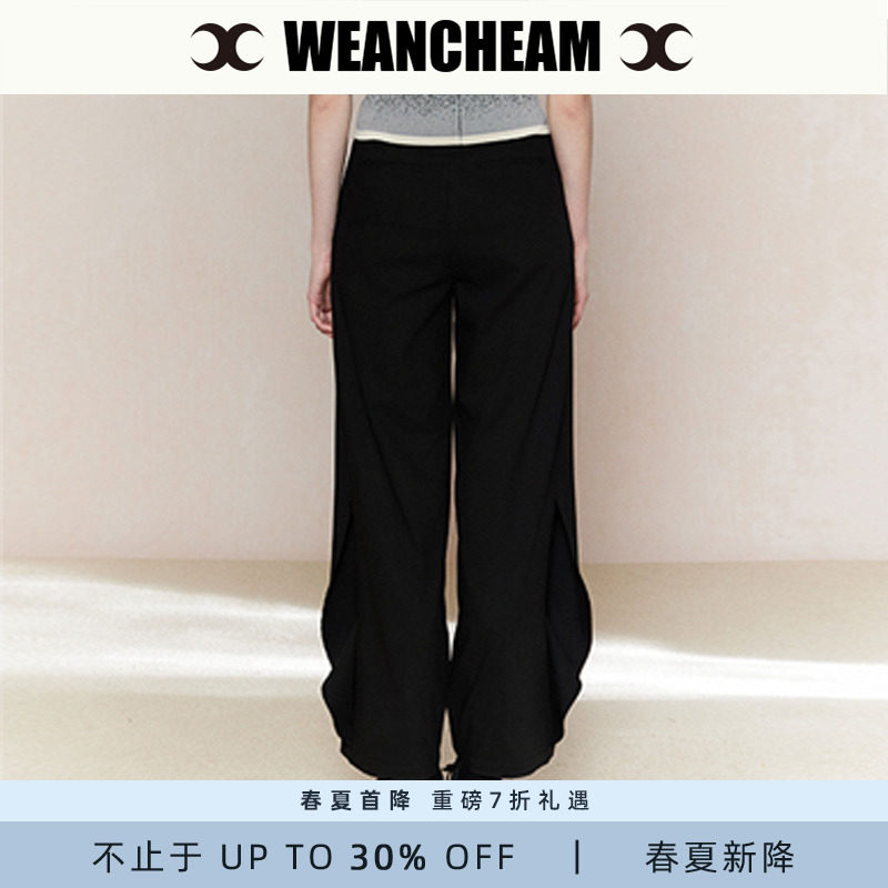 【春夏首降】WEancheAM/未未姆  24SS春夏新品通勤直筒休闲裤女