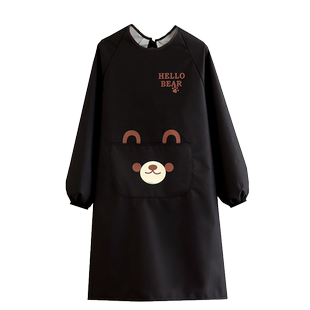 男女防水厨房做饭围裙家用防油工作上班餐饮专用饭店画画长袖罩衣