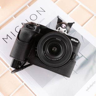 ZFC真皮皮套保护套相机半套 Z50头层皮相机底座 适用于尼康 Z30