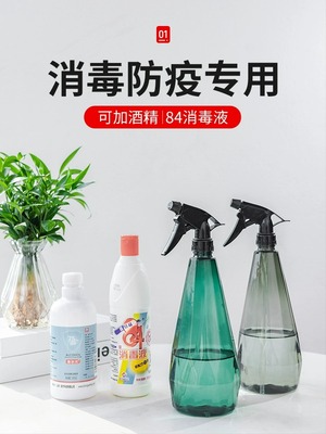 喷壶消毒专用气压式84消毒液家用酒精清洁小型喷雾器园艺浇花神器