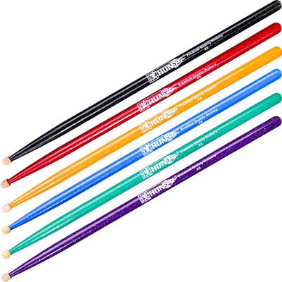 汉旗鼓棒5a7a彩色木质实木鼓槌