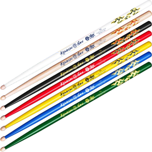 汉旗鼓棒 架子鼓鼓槌5A 昆仑系列 胡桃木专业鼓锤天团严选鼓棒