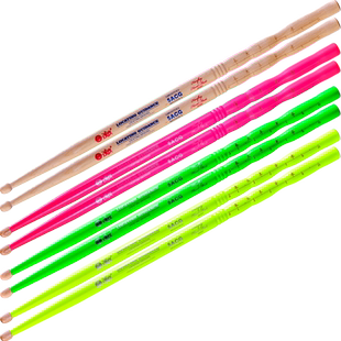 汉旗鼓棒 GROOVE 5ACG 架子鼓鼓槌 定位引导槽系列胡桃木实木