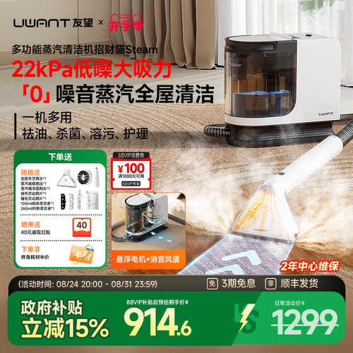 友望高温蒸汽布艺清洗机地毯