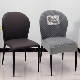精选弧形椅子套罩餐椅套罩全包轻奢高级感异形凳子座套靠背保护套