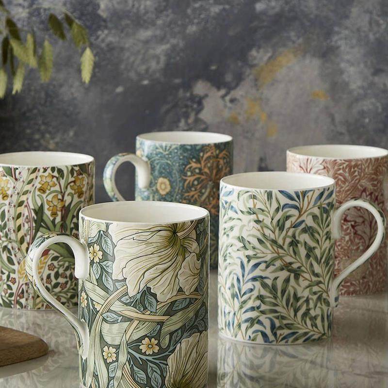 英国进口Spode Morris&Co系列陶瓷马克杯欧式水杯茶杯咖啡杯