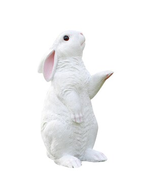 精选花园庭院装饰小品摆件户外仿真动物大号兔子小区幼儿园林景观