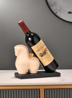 马上有钱红酒架摆件酒柜装饰品轻奢高档高级感客厅家居饰品餐边柜