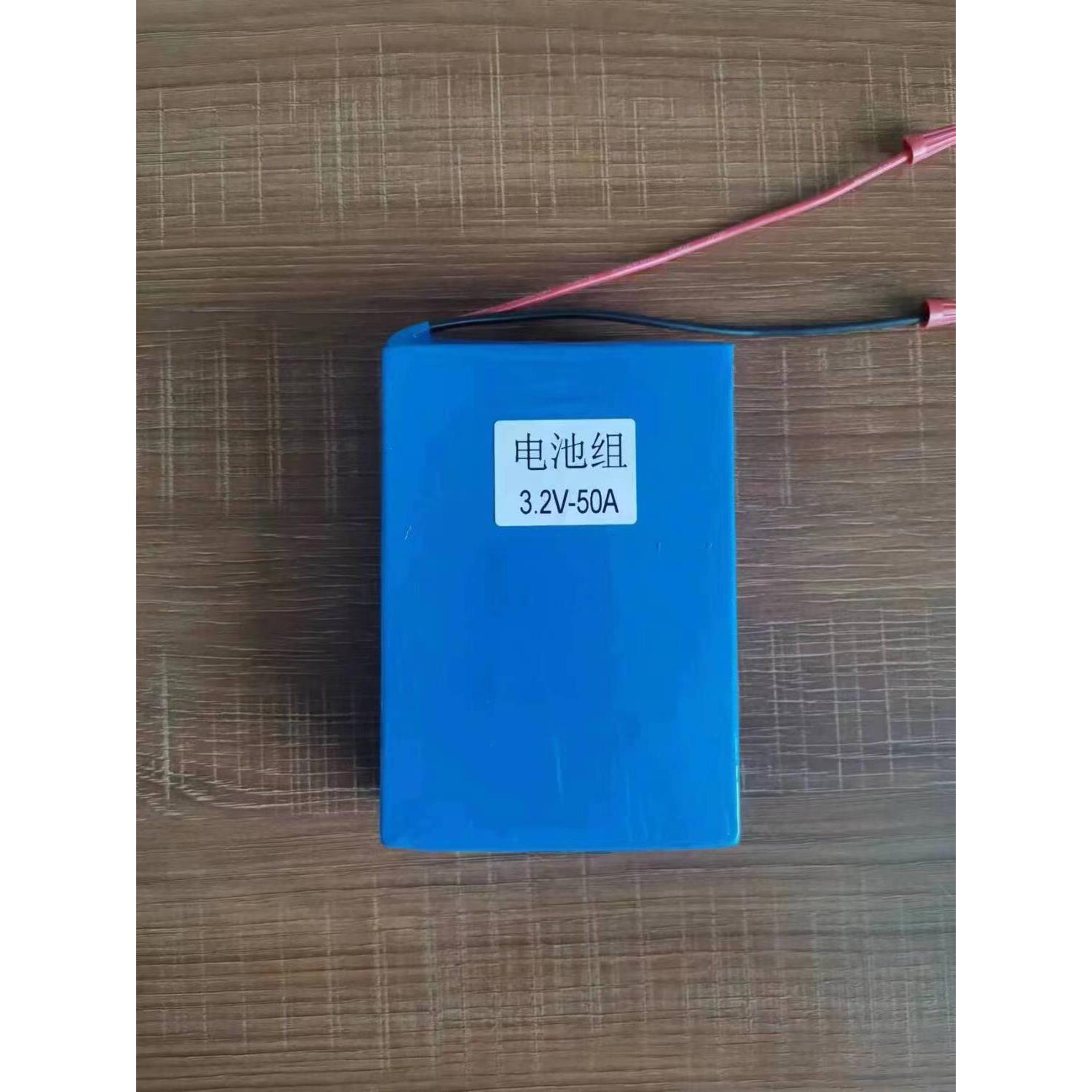 3.2V50Ah大容量太阳能路灯磷酸锂电池电池维修路灯配件大铝壳方块